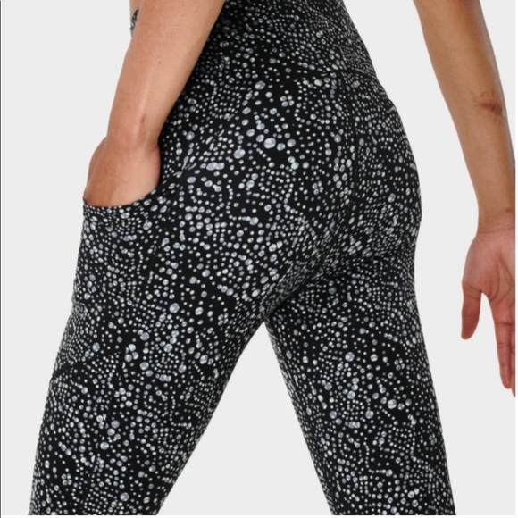 Sweaty Betty 2-pc Set Power Super High Rise 7/8 Pocket Leggings Crop Top… - Picture 2 of 15